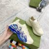 sy_no_64EE0CCBBA4ACEC7EB59A18A526629AB_5 Gucci Rhyton Ivory Leather Wave Print Chunky Sneakers