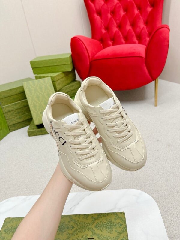 sy_no_64F0A198F01C4E2FFA255155F1BF7702_2 Gucci Rhyton Leather Sneaker in Off-White
