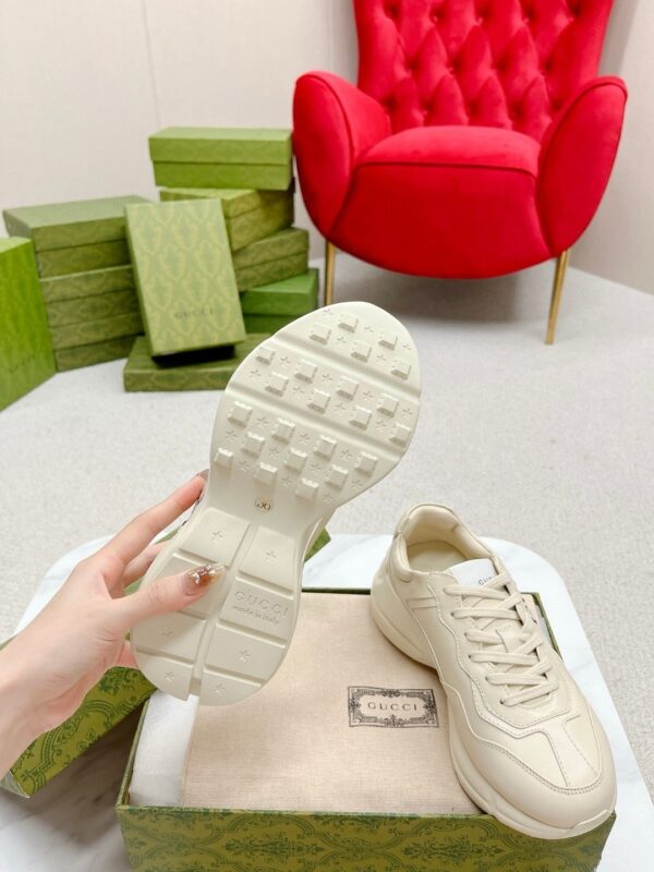 sy_no_64F0A198F01C4E2FFA255155F1BF7702_7 Gucci Rhyton Leather Sneaker in Off-White