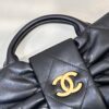 sy_no_6509D3965BBBE2A5C01FC05E7BE42059_8 Black Quilted Lambskin Bow Chain Bag