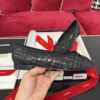 sy_no_6520BDC924F95014ED85C32D2B581053_4 Black Sequined Satin Ballerina Flats