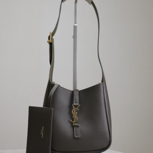 YSL Le 5 À 7 Mini Shoulder Bag – Gray