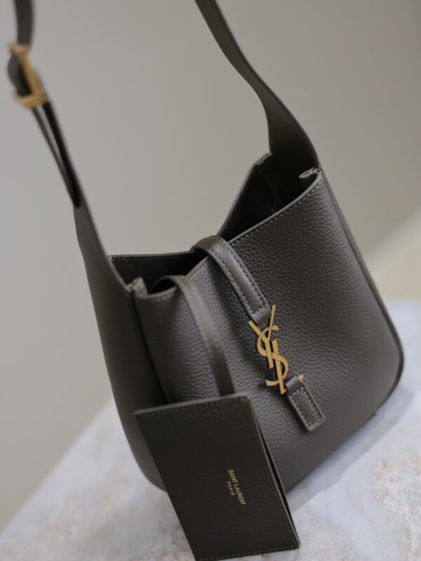 sy_no_654D759FEB19ACA2C380B5827BA40B37_3 YSL Le 5 À 7 Mini Shoulder Bag – Gray