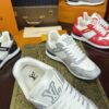 sy_no_657D15D9A8BB94D0801C0111CA2FCDC9_4 Louis Vuitton Run Away Sneakers in Grey & White
