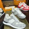 sy_no_657D15D9A8BB94D0801C0111CA2FCDC9_7 Louis Vuitton Run Away Sneakers in Grey & White