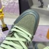 sy_no_662C4ED67F484FC28B55A23D598DC7FC_5 Louis Vuitton LV Trainer Dark Green Mesh & Leather Retro Sneakers