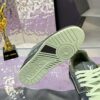 sy_no_662C4ED67F484FC28B55A23D598DC7FC_8 Louis Vuitton LV Trainer Dark Green Mesh & Leather Retro Sneakers