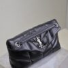 YSL Loulou 29cm Quilted Chain Bag – Black