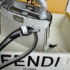 sy_no_6905F9A7AA9A3A085D97429BD913161B_5 White Small Peekaboo ISeeU Textured Calfskin Handbag