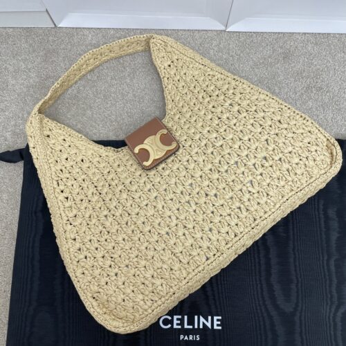 sy_no_6928AB93543E2518F079F2AFA426F984_0 Celine Cabas Women's Fashion Woven Straw Tote Bag