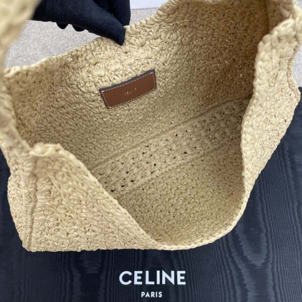 sy_no_6928AB93543E2518F079F2AFA426F984_6 Celine Cabas Women's Fashion Woven Straw Tote Bag