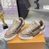 sy_no_699F709D63DC3FC4EDEFB862304748D8_2 Louis Vuitton LV Trainer Maxi Grey Khaki & Oatmeal Brown Monogram Sneakers