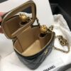 sy_no_6A705CC48D2E6260588D969CC95EC3CA_7 Chanel Spring/Summer Mini Vanity Case with Gold Ball (Chain Shoulder/Crossbody Bag)