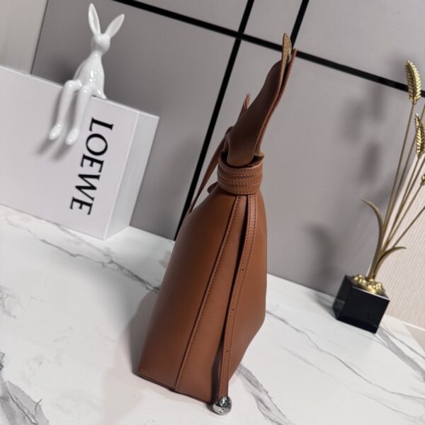 sy_no_6AE151EF91675BCAA1A964AE0D15F968_1 Loewe Mini Scarf Bag – Smooth Calfskin Leather (Brown)