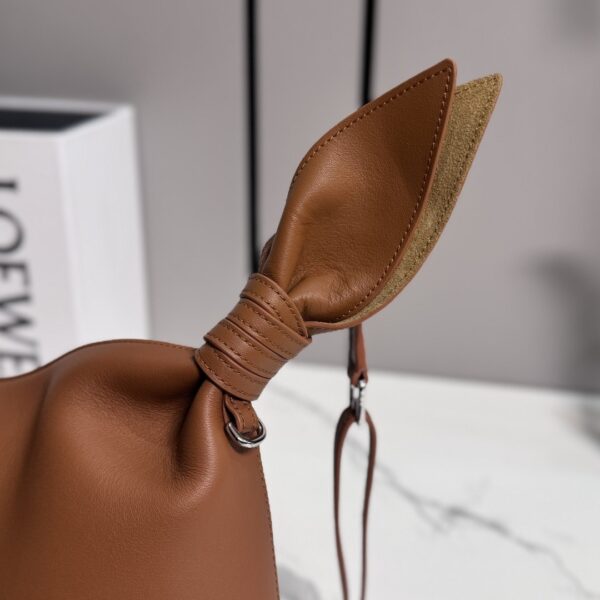 sy_no_6AE151EF91675BCAA1A964AE0D15F968_6 Loewe Mini Scarf Bag – Smooth Calfskin Leather (Brown)