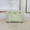 sy_no_6C00794AB5A50CF76BC81B13C25BA986_4 Dior Bow Tote Bag – Light Green Italian Leather