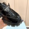 sy_no_6CAB20898FF035508C9CC424AA68D5FA_6 Black Patent Leather Chunky Platform Loafers