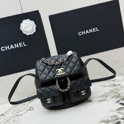 sy_no_6CBA00D68F3E543DCB500308F133A74C_0 Chanel 23P Large Duma Backpack – Grained Calfskin Leather with Gold Hardware