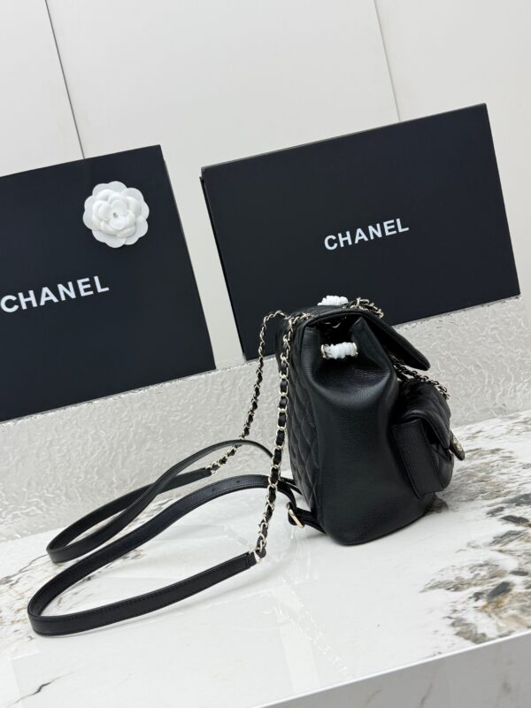 sy_no_6CBA00D68F3E543DCB500308F133A74C_1 Chanel 23P Large Duma Backpack – Grained Calfskin Leather with Gold Hardware
