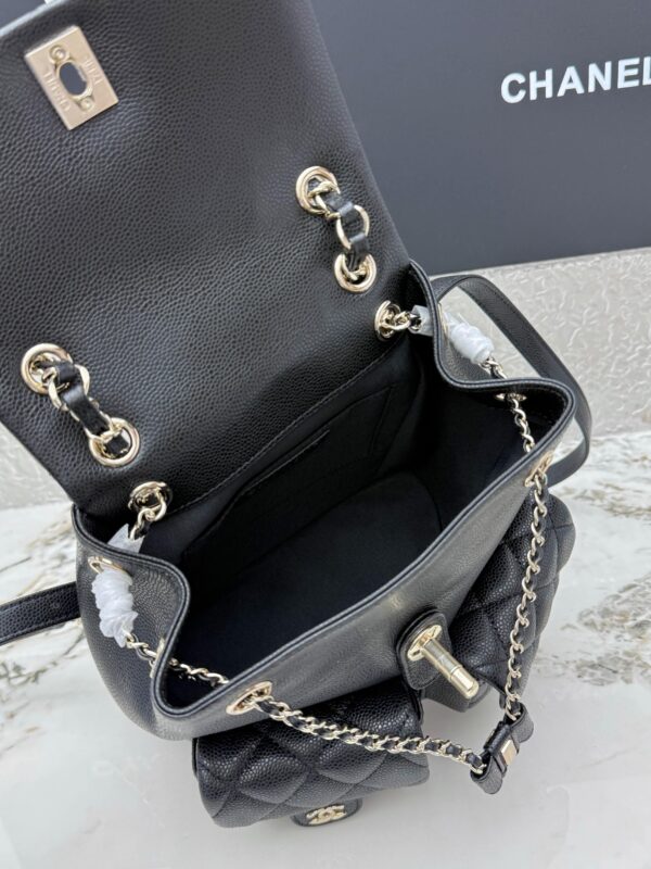 sy_no_6CBA00D68F3E543DCB500308F133A74C_7 Chanel 23P Large Duma Backpack – Grained Calfskin Leather with Gold Hardware