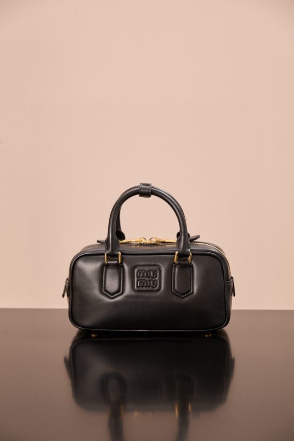 sy_no_6CDC9B5889042DE67D720EFA2A7FBFE3_0 Miu Miu Arcadie Small Leather Bag in Black