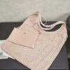 sy_no_6DAADCCC539E1C93C4040025295C6998_1 Miu Miu Ivy Sequin Mesh Tote Bag (Pink)