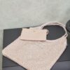sy_no_6DAADCCC539E1C93C4040025295C6998_2 Miu Miu Ivy Sequin Mesh Tote Bag (Pink)