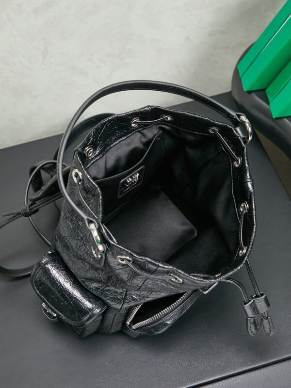 sy_no_6E00036ED125B542F449EA40BF791A9B_4 Miu Miu Medium Calfskin Backpack/Crossbody/Handbag with Crackled Finish