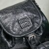 sy_no_6E00036ED125B542F449EA40BF791A9B_6 Miu Miu Medium Calfskin Backpack/Crossbody/Handbag with Crackled Finish