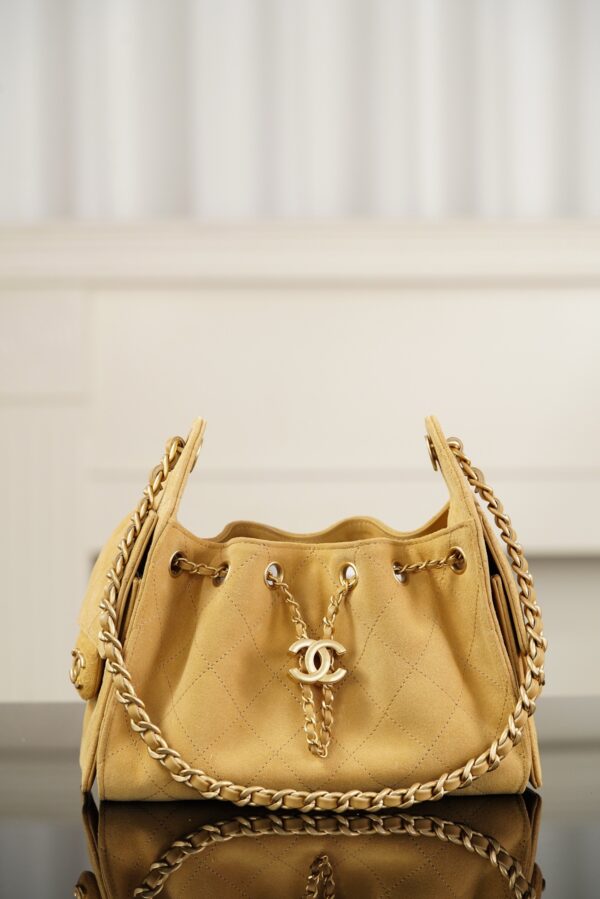 sy_no_6E489380BF23E6D6A2DF371E96ECDF47_4 Chanel 26C Collection Mini 25 Bag, Suede, Apricot