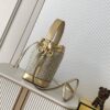 Fendi Mon Trésor Mini Crystal-Pattern Bucket Bag – Yellow