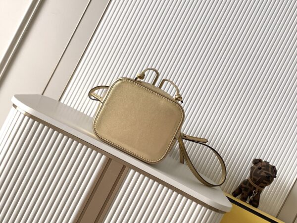 Fendi Mon Trésor Mini Crystal-Pattern Bucket Bag – Yellow