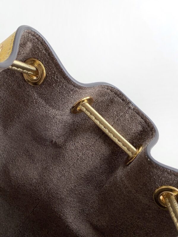 Fendi Mon Trésor Mini Crystal-Pattern Bucket Bag – Yellow