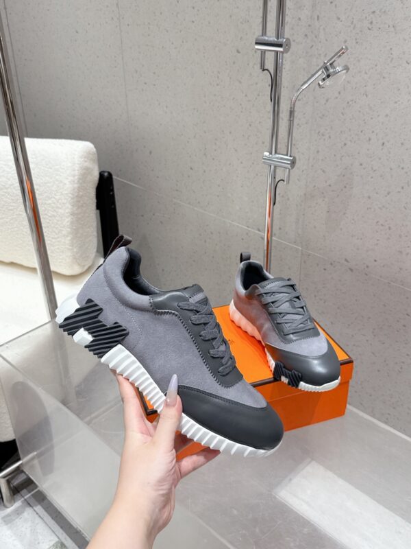 sy_no_6E8578B641F4F0B51183CB1098D2C453_4 Dark Grey & Charcoal Suede Lightweight Sneakers