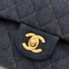Chanel Classic Flap CF – Blue Quilted Denim with Gold Hardware (Medium 23 cm)