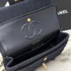 Chanel Classic Flap CF – Blue Quilted Denim with Gold Hardware (Medium 23 cm)