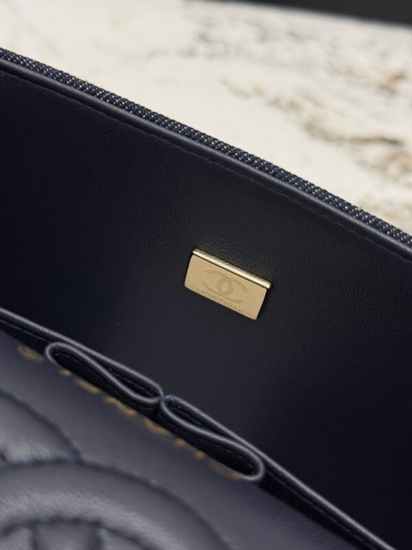 Chanel Classic Flap CF – Blue Quilted Denim with Gold Hardware (Medium 23 cm)