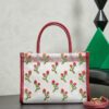 sy_no_6F3AC382F121A62905AF20582F8F314B_2 New Miu Miu Fashionable Floral-Embroidered Mesh Tote Bag