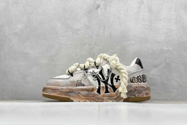 Gothic Graffiti Platform Sneakers