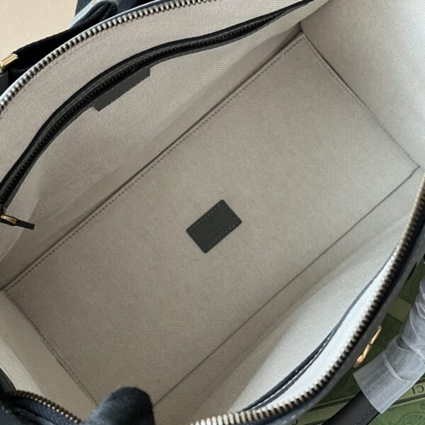 sy_no_704C3E757E16D10F71397FA9C693C98C_8 Gucci Ophidia GG Canvas Mini Boston Bag – Black Canvas with Gray Leather Trim