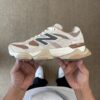 sy_no_71768FE9DEF6751C9B95B7DB5C814D59_0 Terracotta & Off-White 9060 Retro Sneakers