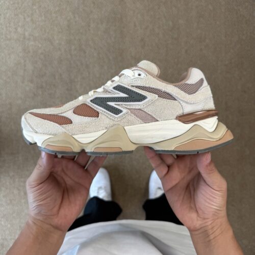 Terracotta & Off-White 9060 Retro Sneakers
