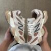 sy_no_71768FE9DEF6751C9B95B7DB5C814D59_2 Terracotta & Off-White 9060 Retro Sneakers