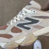 sy_no_71768FE9DEF6751C9B95B7DB5C814D59_5 Terracotta & Off-White 9060 Retro Sneakers