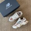 sy_no_71768FE9DEF6751C9B95B7DB5C814D59_8 Terracotta & Off-White 9060 Retro Sneakers