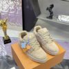 Louis Vuitton LV Trainer Maxi Sand & Oatmeal Suede Sneakers
