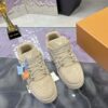 Louis Vuitton LV Trainer Maxi Sand & Oatmeal Suede Sneakers
