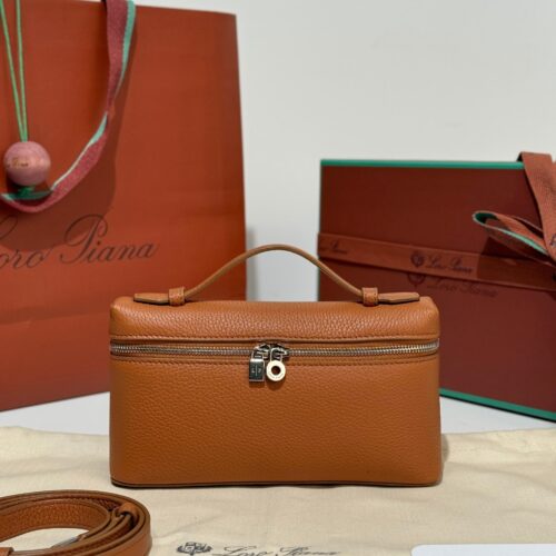 sy_no_71C6D68DF03908BA84A35F962332A5C9_0 Loro Piana Extra Pocket L19 Bag – Brown