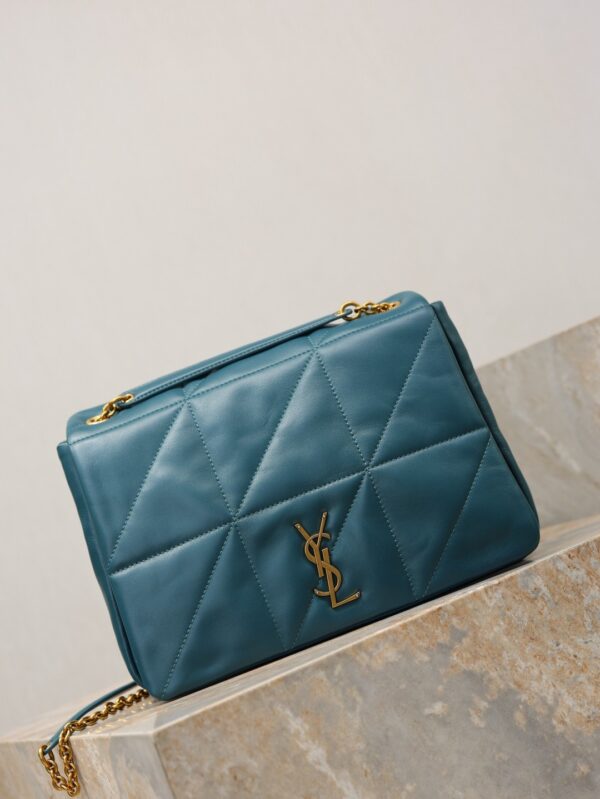sy_no_71F22CB935859256F82E46042F9B1E49_1 YSL Jamie 4.3 29cm Shoulder Bag – Pine Green Lambskin