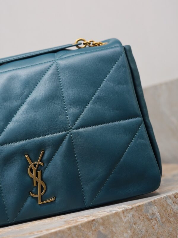 sy_no_71F22CB935859256F82E46042F9B1E49_4 YSL Jamie 4.3 29cm Shoulder Bag – Pine Green Lambskin